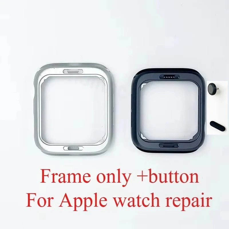 Aluminum Middle Frame Bezel Housing For i Watch S3 S4 S5 S6 S7 S8 SE 40mm 44mm 38mm 42mm 41mm 45mm GPS LTE Replacement Part