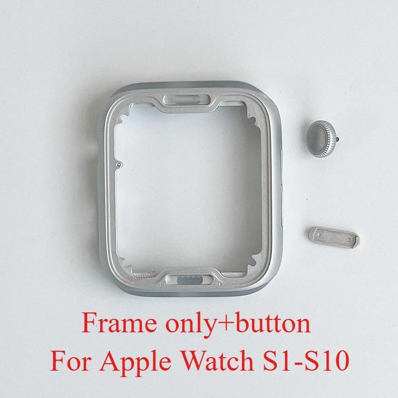 Aluminum Middle Frame Bezel Housing For i Watch S3 S4 S5 S6 S7 S8 SE 40mm 44mm 38mm 42mm 41mm 45mm GPS LTE Replacement Part