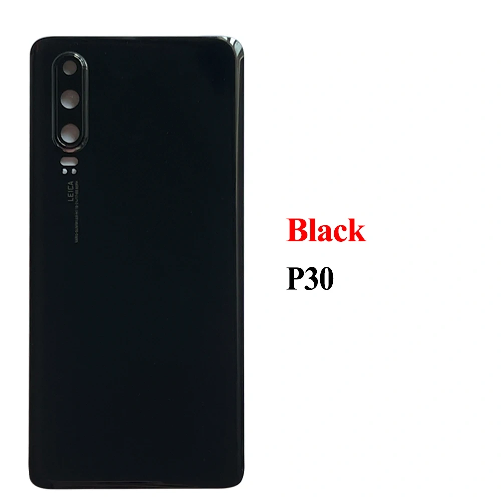 Battery Glass Door With Lens For Huawei P30 Back Cover P30 Pro Back Glass P30 Lite Back Cover Repair Parts