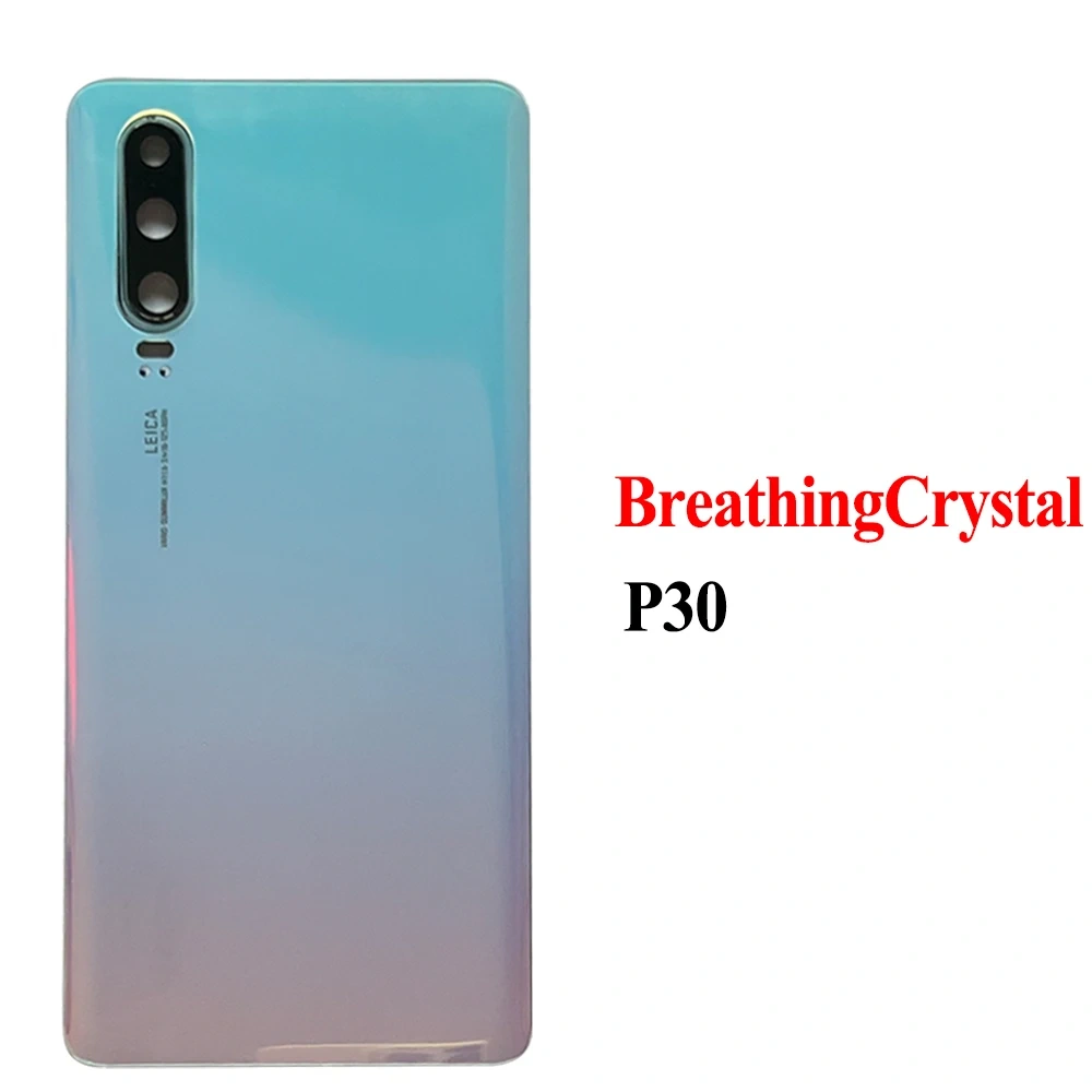 Battery Glass Door With Lens For Huawei P30 Back Cover P30 Pro Back Glass P30 Lite Back Cover Repair Parts