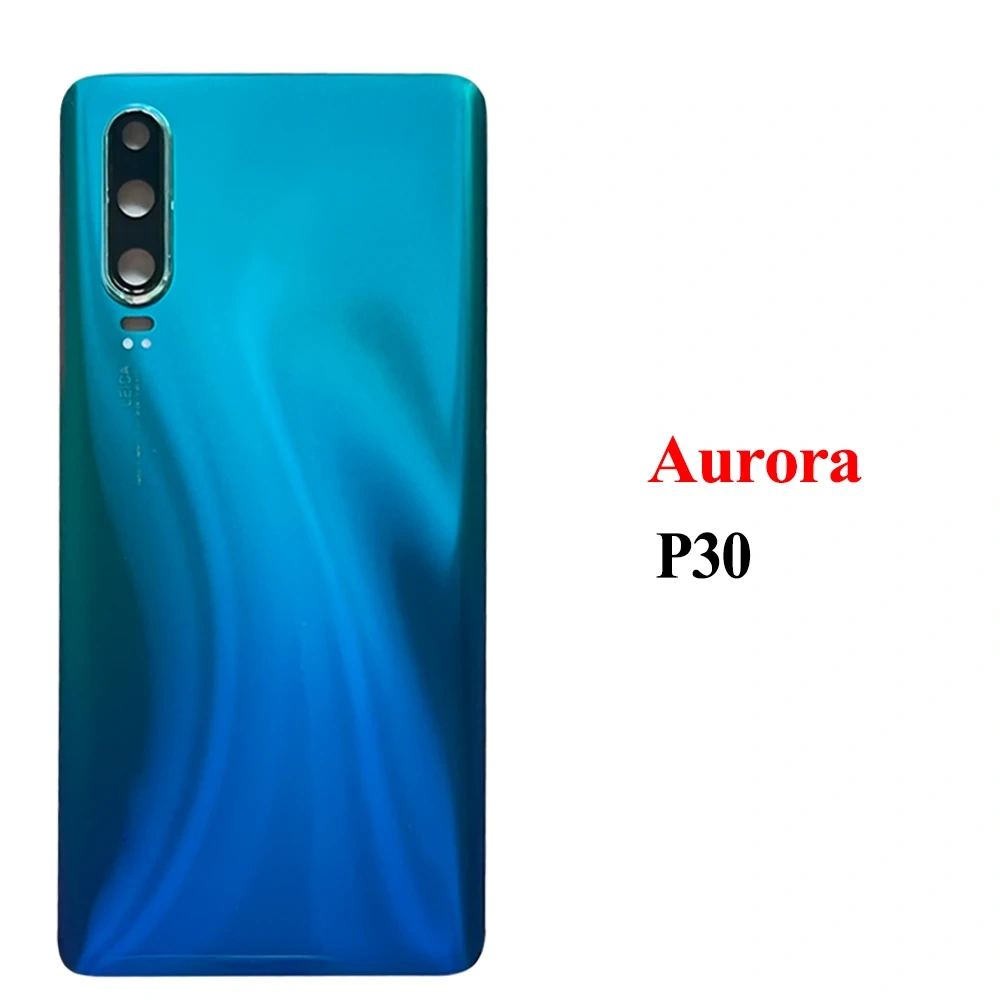 Battery Glass Door With Lens For Huawei P30 Back Cover P30 Pro Back Glass P30 Lite Back Cover Repair Parts