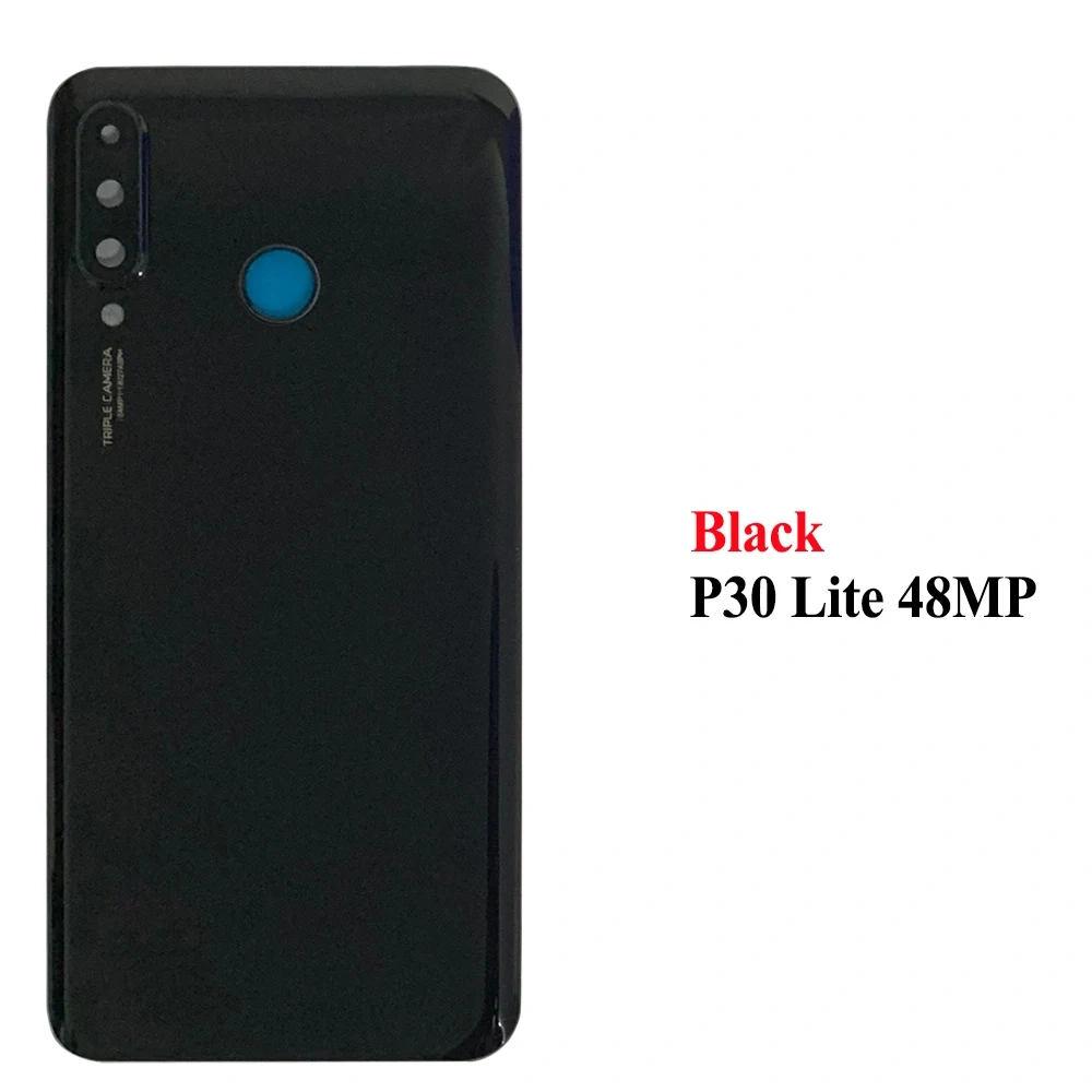 Battery Glass Door With Lens For Huawei P30 Back Cover P30 Pro Back Glass P30 Lite Back Cover Repair Parts