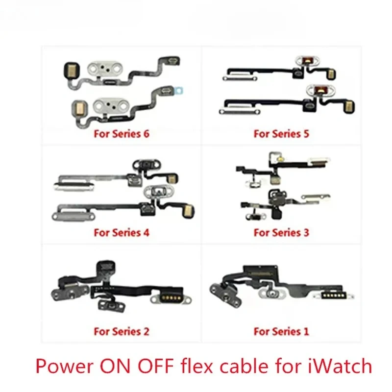 ON OFF Key Switch Power Flex Cable For i Watch Series S4 S5 S6 S7 S8 S9 S10 Ultra SE2 LCD Screen Repair