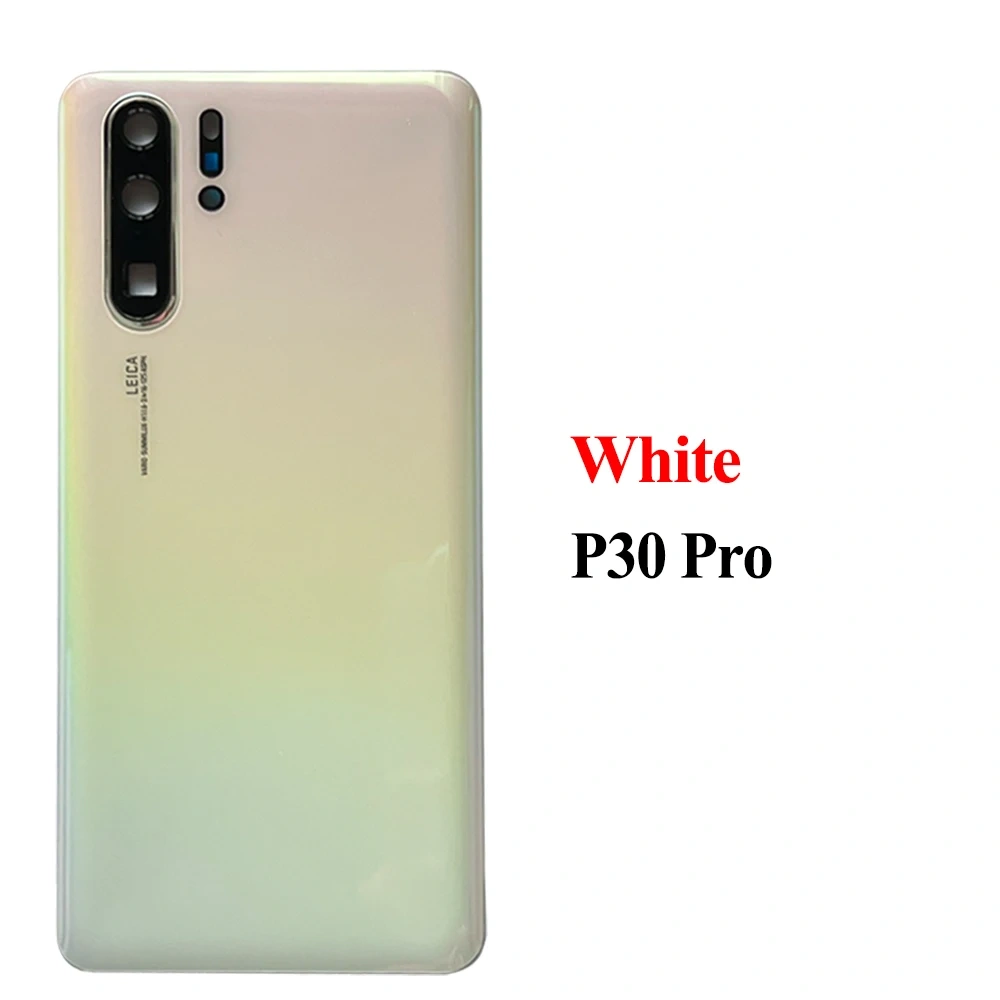 Battery Glass Door With Lens For Huawei P30 Back Cover P30 Pro Back Glass P30 Lite Back Cover Repair Parts