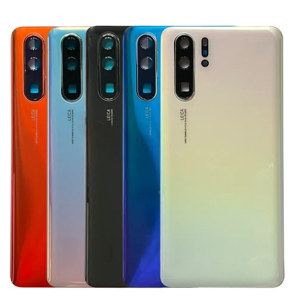 Battery Glass Door With Lens For Huawei P30 Back Cover P30 Pro Back Glass P30 Lite Back Cover Repair Parts