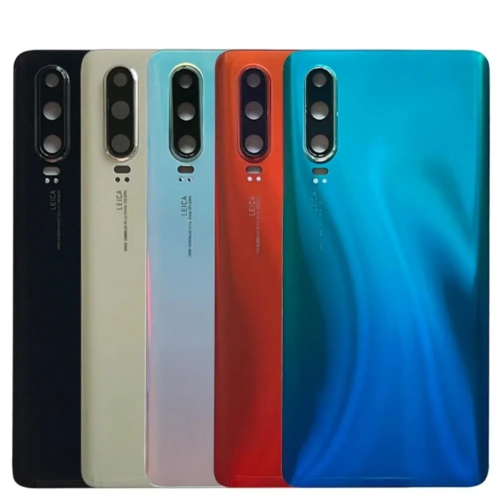 Battery Glass Door With Lens For Huawei P30 Back Cover P30 Pro Back Glass P30 Lite Back Cover Repair Parts