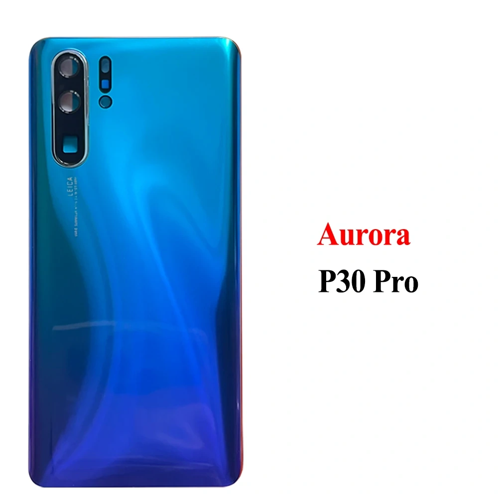 Battery Glass Door With Lens For Huawei P30 Back Cover P30 Pro Back Glass P30 Lite Back Cover Repair Parts