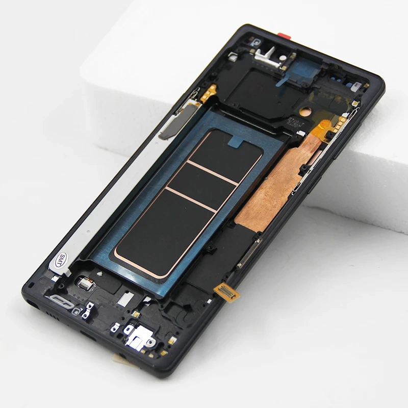 NEW AMOLED Note9 Screen For Samsung Galaxy Note9 LCD Display N960F N9600 Touch Screen Digitizer Replacement Assembly with Frame