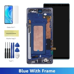 Blue with frame