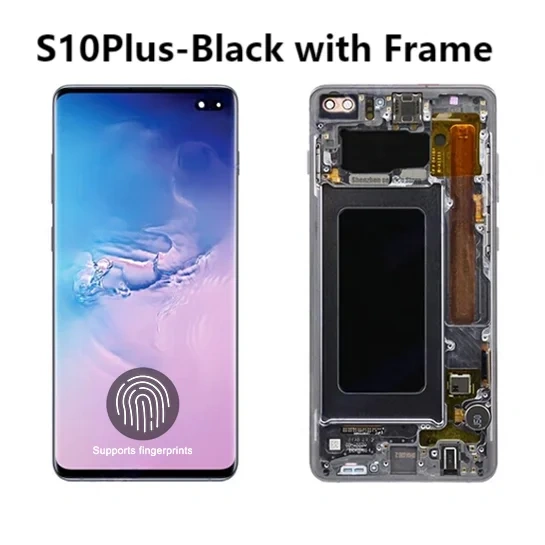 High Quality S10 Plus For Samsung Tested S10+ G975F G975U G975W G975 LCD Display Touch Screen Digitizer Assembly Replacement