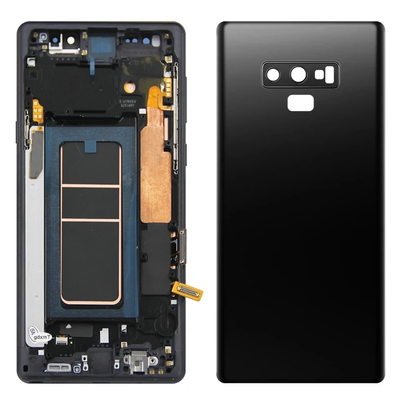 NEW AMOLED Note9 Screen For Samsung Galaxy Note9 LCD Display N960F N9600 Touch Screen Digitizer Replacement Assembly with Frame