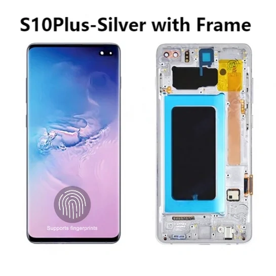 High Quality S10 Plus For Samsung Tested S10+ G975F G975U G975W G975 LCD Display Touch Screen Digitizer Assembly Replacement