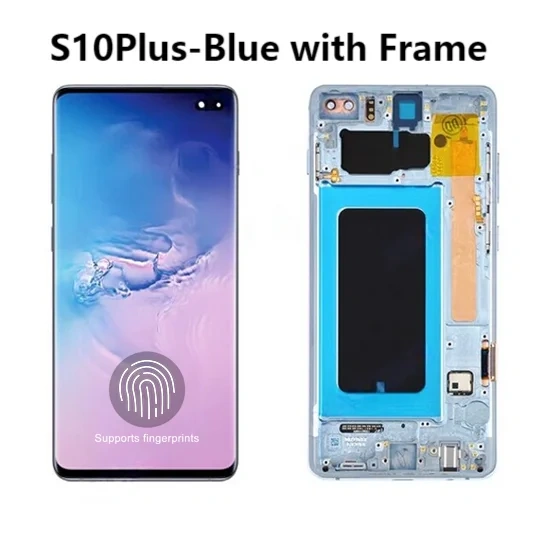 High Quality S10 Plus For Samsung Tested S10+ G975F G975U G975W G975 LCD Display Touch Screen Digitizer Assembly Replacement