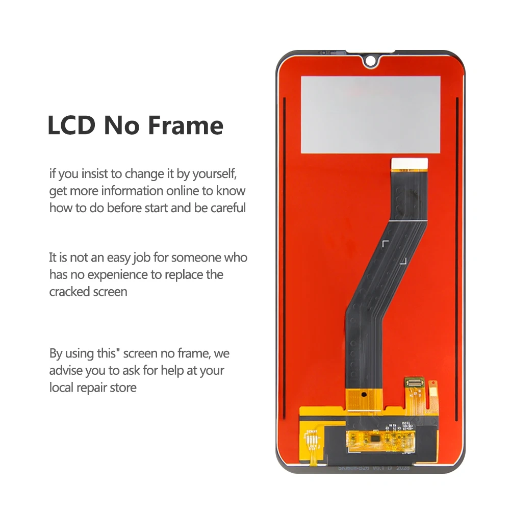 6.1" E6S Display For Motorola Moto E6s LCD Display Touch Screen Digitizer Assembly Replacement For E6s 2020 XT2053 XT2053-2 LCD