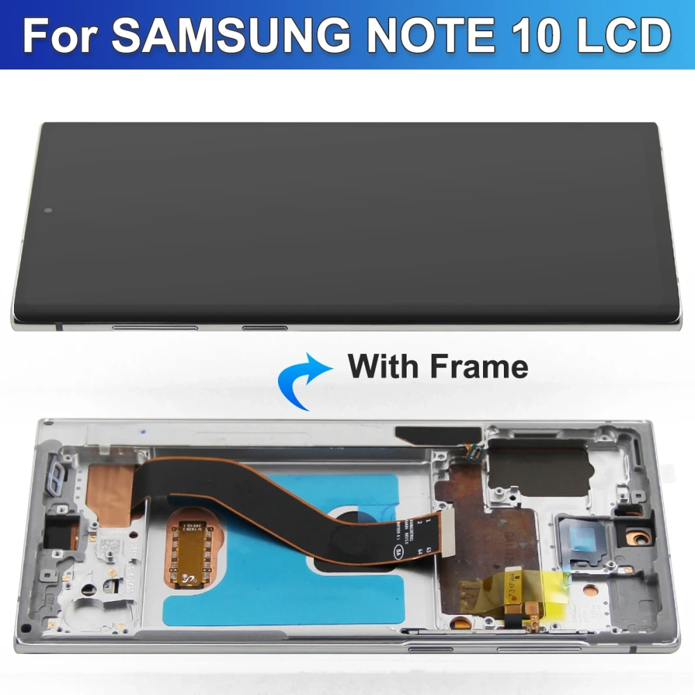 Super AMOLED For Samsung Galaxy Note 10 Display Assembly For Samsung Note10 N970F N970F/DS LCD Display Digital Touch Screen