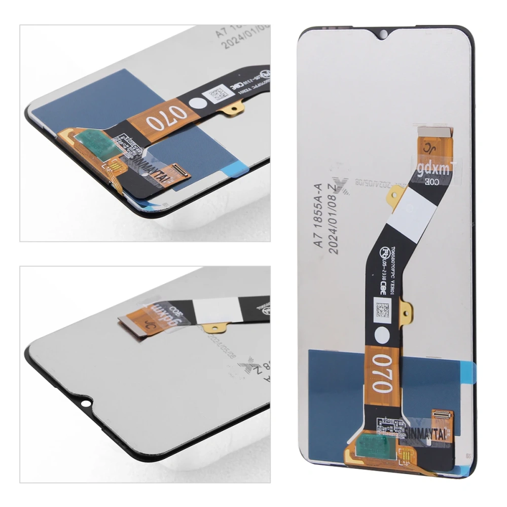 6.6“ AAA Quality For Infinix Itel A70 LCD itel A665L Display Touch Screen Digitizer Panel Assembly Replacement