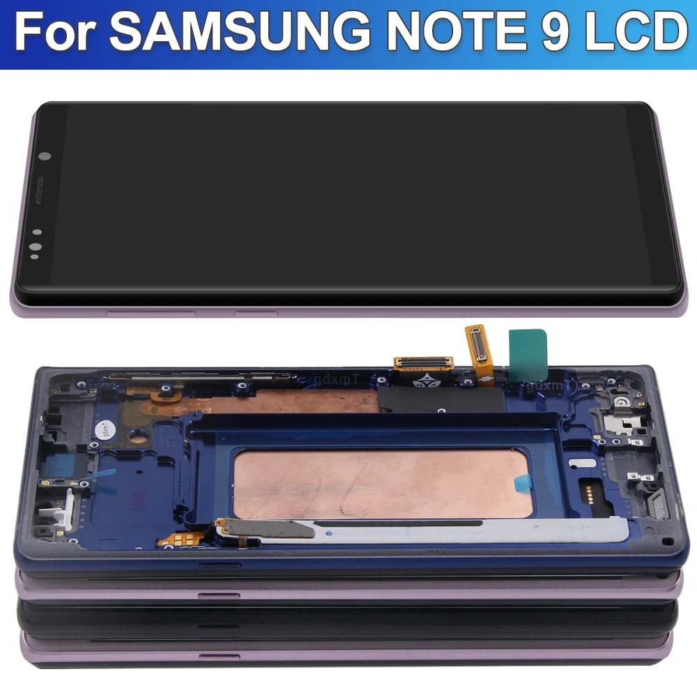 TFT For Samsung Galaxy Note9 N960F N960F/DS N960U LCD Display Digital Touch Screen With Frame For Samsung Note 9 LCD Assembly