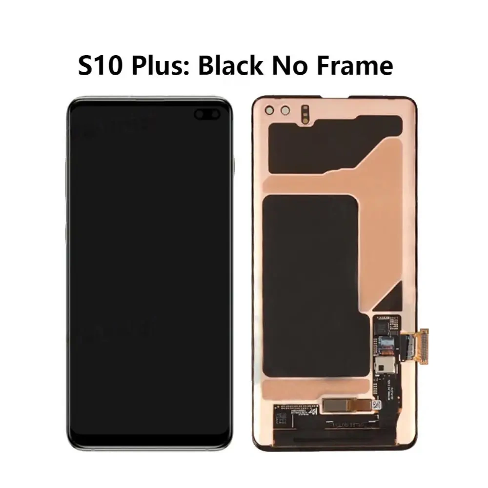 High Quality S10 Plus For Samsung Tested S10+ G975F G975U G975W G975 LCD Display Touch Screen Digitizer Assembly Replacement