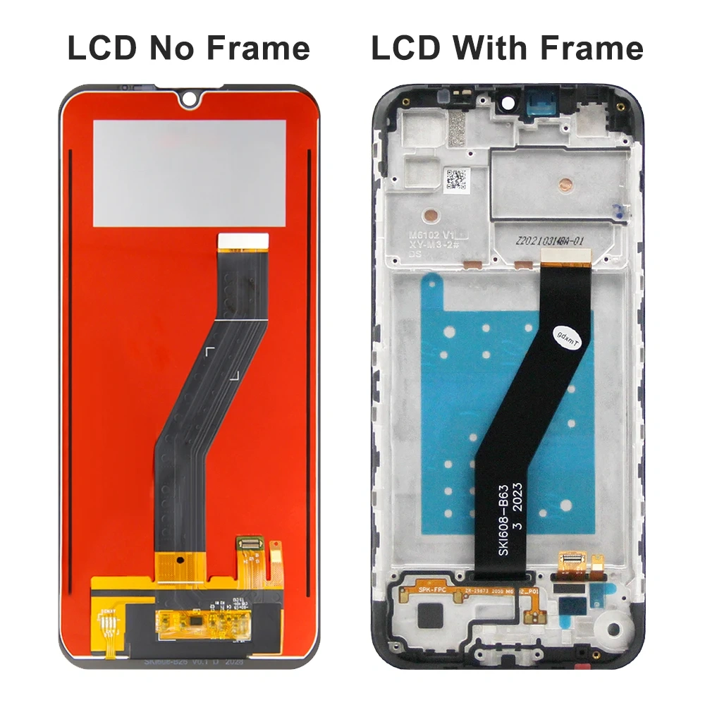 6.1" E6S Display For Motorola Moto E6s LCD Display Touch Screen Digitizer Assembly Replacement For E6s 2020 XT2053 XT2053-2 LCD