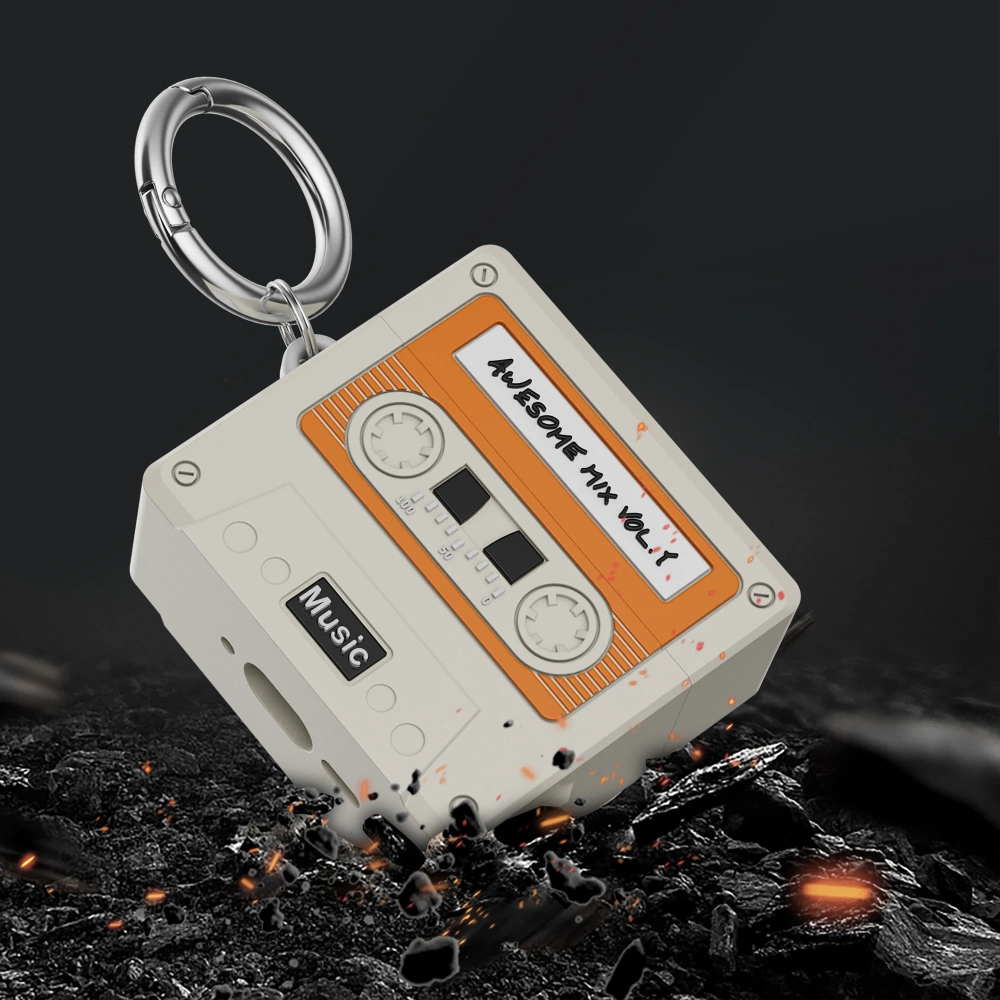 Retro Cassette Tape Silicone Protective Case For AirPods 4 3 2 1 Wireless Bluetooth Earphone Cover For Apple AirPods Pro 2 Capa