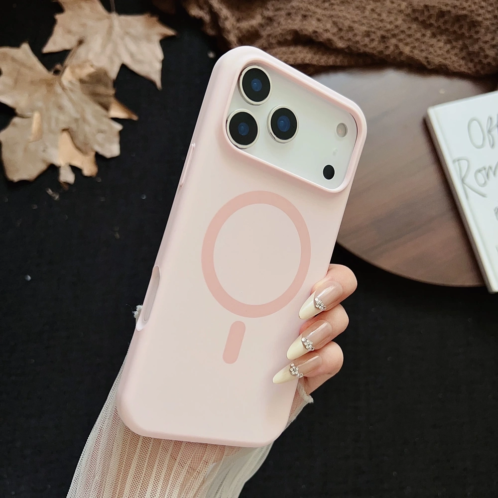 Luxury Liquid Silicone For Magsafe Wireless Charging Phone Case For iPhone 17 16 15 14 13 12 Pro Max Plus 17Air Magnetic Cover