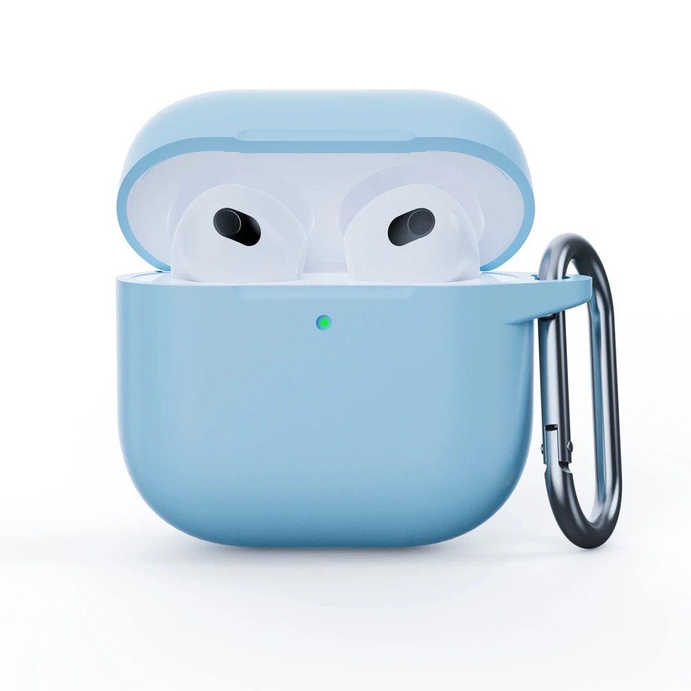 2024 Soft Silicone Earphone Case Suitable for Apple Airpods 4 Pro3 Pro2 3 1&2 Solid Color Thickened Case Simple and Atmospheric
