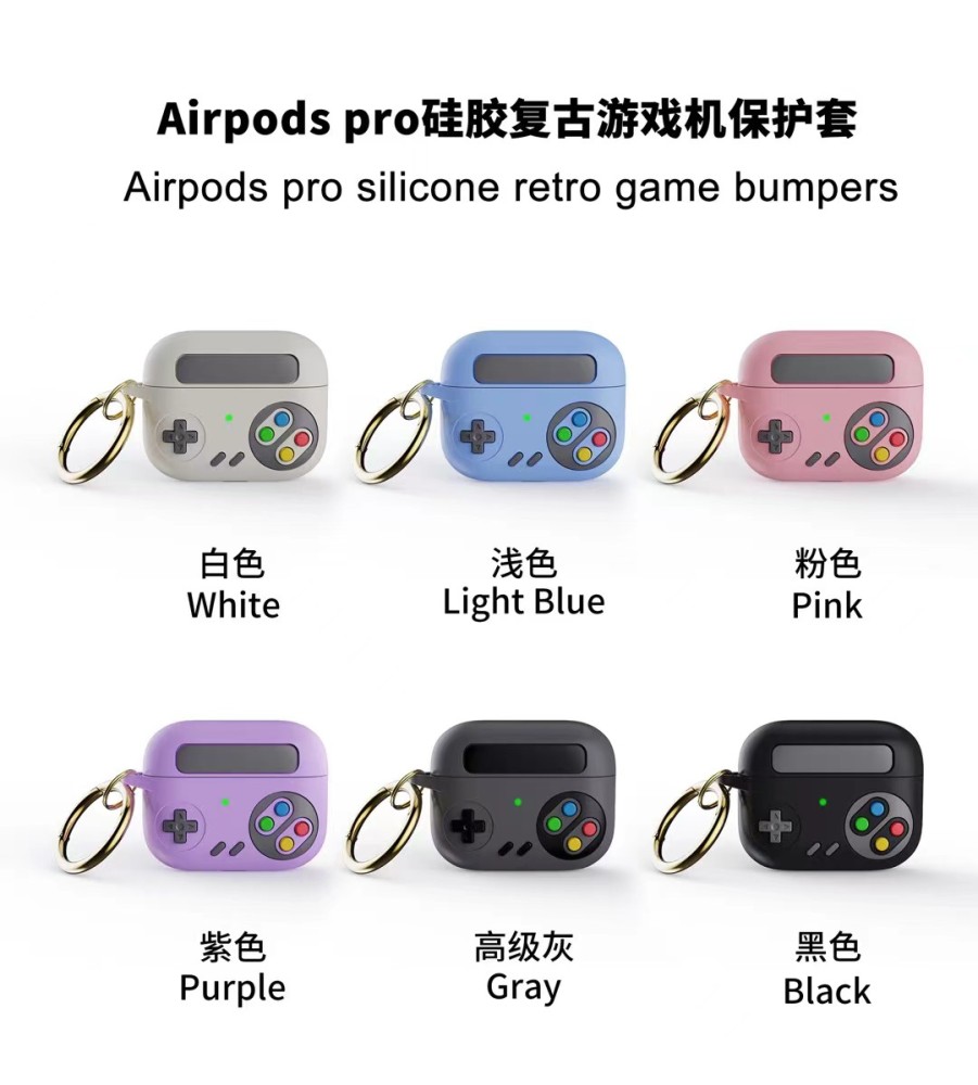 For AirPods Pro 2 3 Case For Airpods 2 Pro Shockproof Case Creative Game Console Case 3D Cartoon Silicone Earphone Case 2022