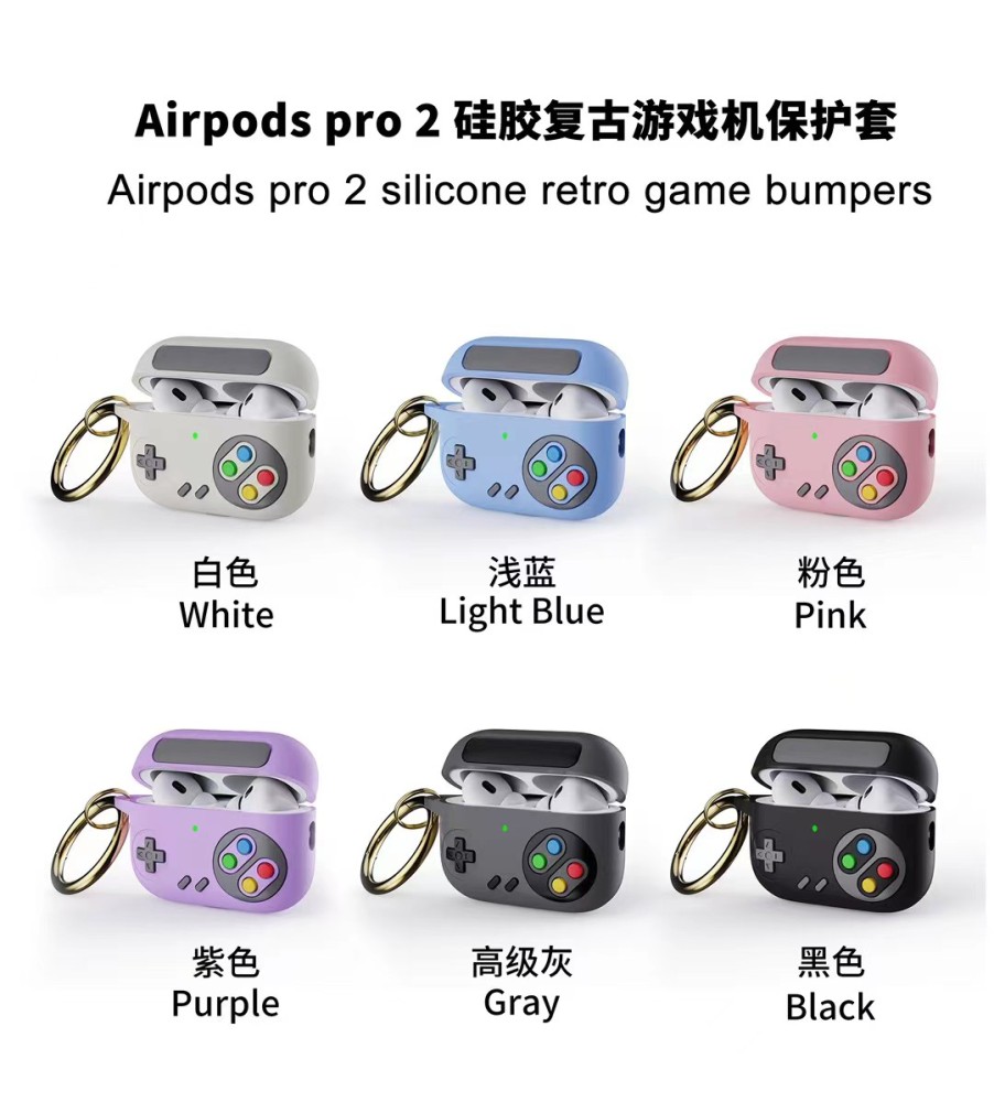 For AirPods Pro 2 3 Case For Airpods 2 Pro Shockproof Case Creative Game Console Case 3D Cartoon Silicone Earphone Case 2022