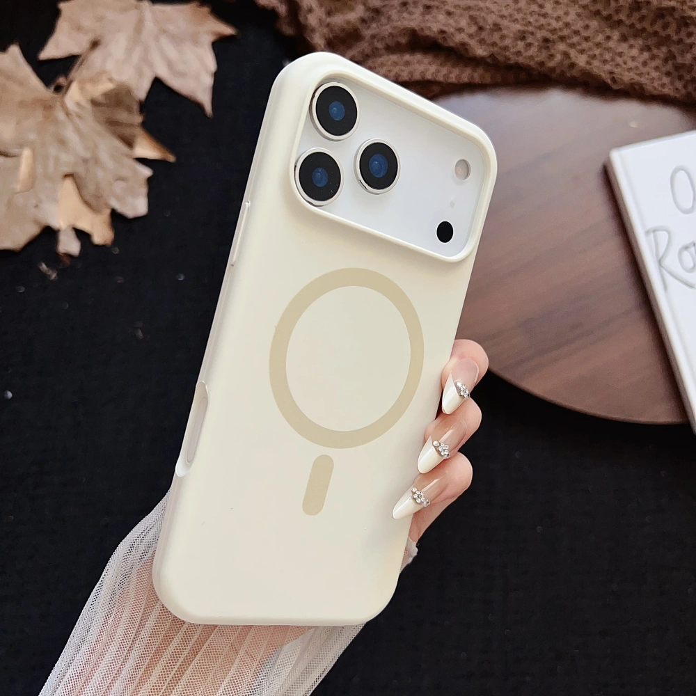 Luxury Liquid Silicone For Magsafe Wireless Charging Phone Case For iPhone 17 16 15 14 13 12 Pro Max Plus 17Air Magnetic Cover