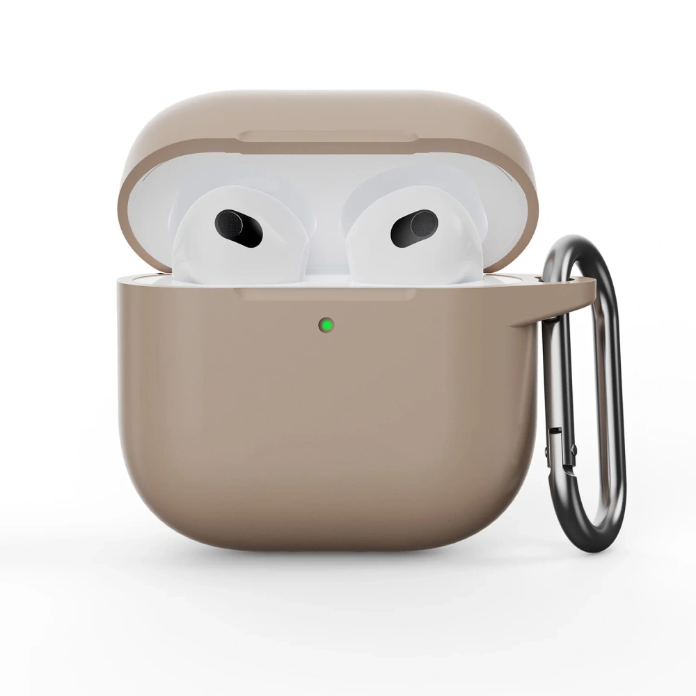2024 Soft Silicone Earphone Case Suitable for Apple Airpods 4 Pro3 Pro2 3 1&2 Solid Color Thickened Case Simple and Atmospheric