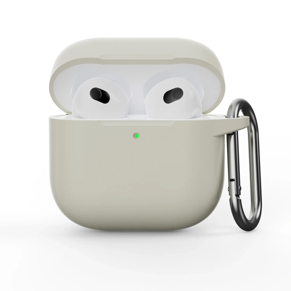 2024 Soft Silicone Earphone Case Suitable for Apple Airpods 4 Pro3 Pro2 3 1&2 Solid Color Thickened Case Simple and Atmospheric