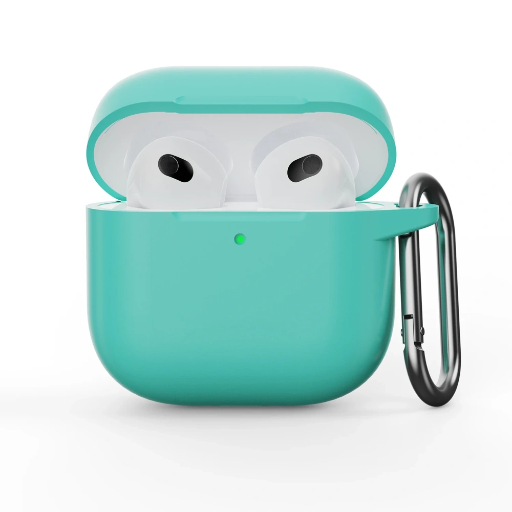 2024 Soft Silicone Earphone Case Suitable for Apple Airpods 4 Pro3 Pro2 3 1&2 Solid Color Thickened Case Simple and Atmospheric