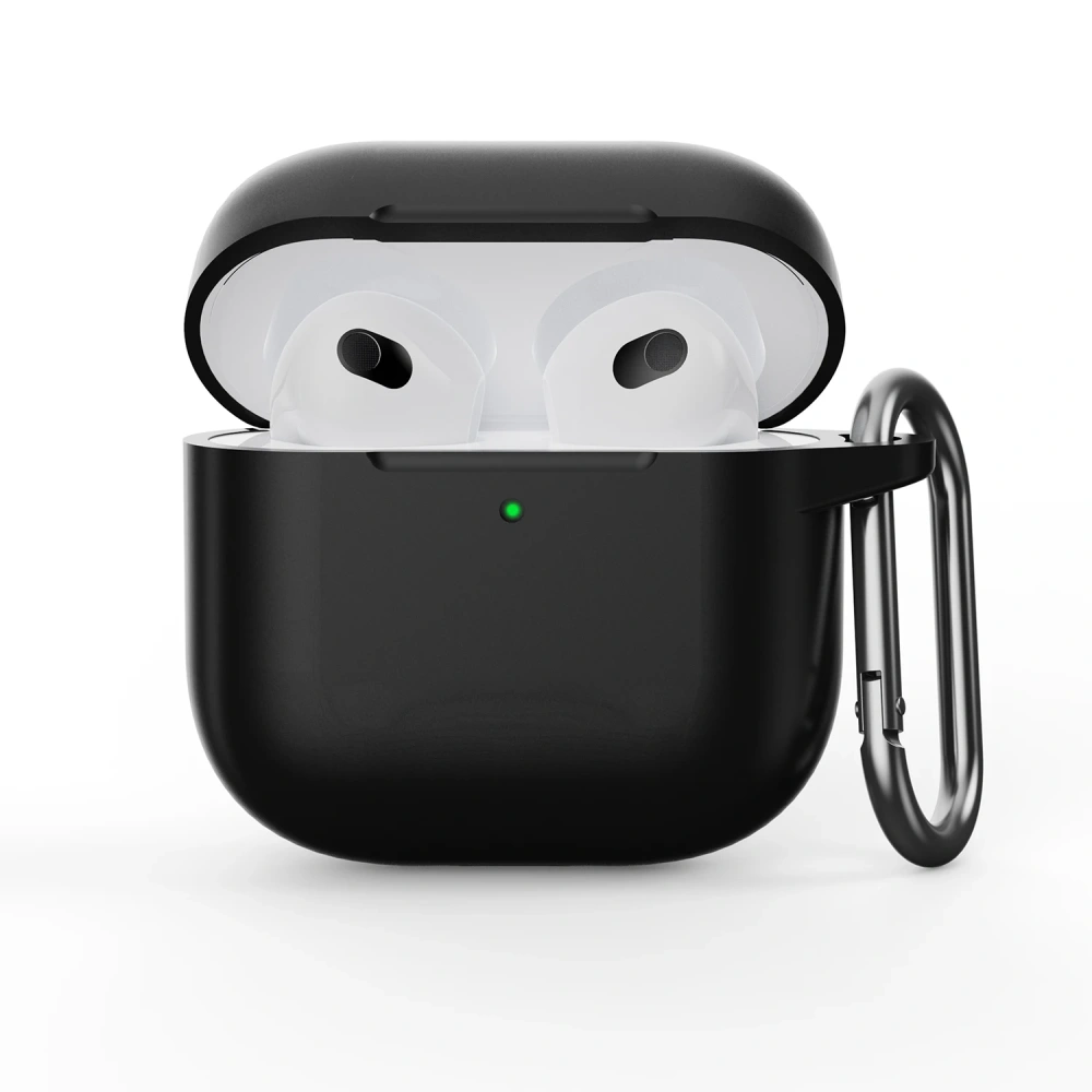 2025 Soft Silicone Earphone Case Suitable for Apple Airpods 4 Pro3 Pro2 3 1&2 Solid Color Thickened Case Simple and Atmospheric