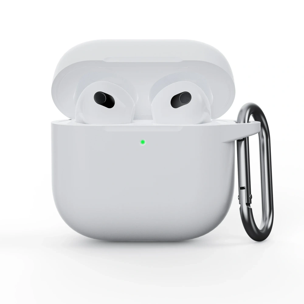 2024 Soft Silicone Earphone Case Suitable for Apple Airpods 4 Pro3 Pro2 3 1&2 Solid Color Thickened Case Simple and Atmospheric