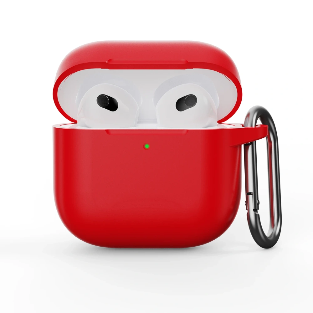 2025 Soft Silicone Earphone Case Suitable for Apple Airpods 4 Pro3 Pro2 3 1&2 Solid Color Thickened Case Simple and Atmospheric