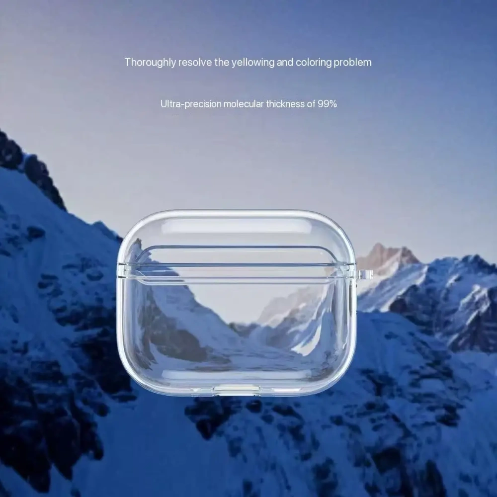 Clear Case for Apple AirPods Pro 3 with Lanyard Wireless Earphone Transparent Cases  Accessories with Keychain for Airpods Pro 3