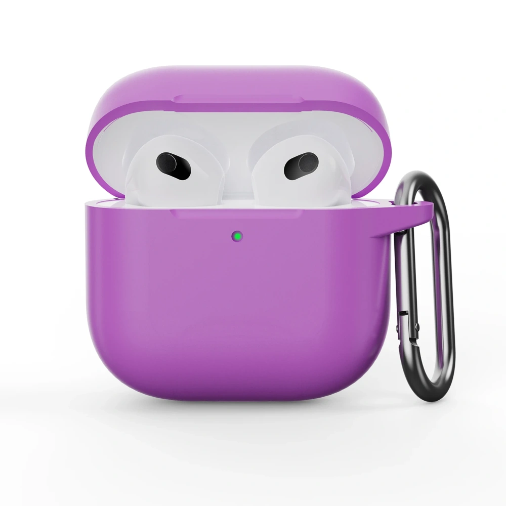 2025 Soft Silicone Earphone Case Suitable for Apple Airpods 4 Pro3 Pro2 3 1&2 Solid Color Thickened Case Simple and Atmospheric