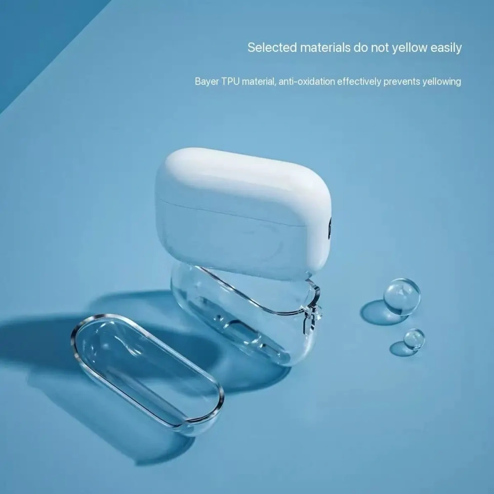 Clear Case for Apple AirPods Pro 3 with Lanyard Wireless Earphone Transparent Cases  Accessories with Keychain for Airpods Pro 3