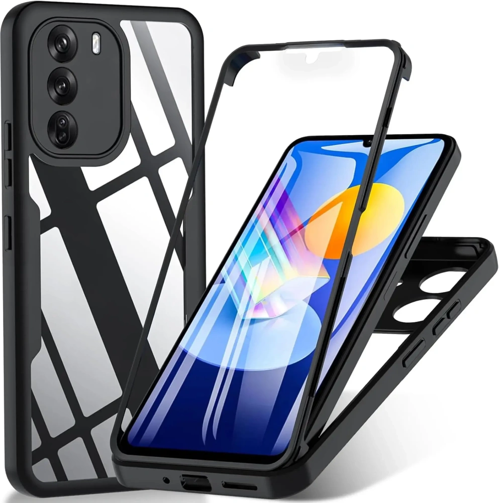 3IN1 360° Full Protection Case For OPPO RENO 12 Pro 12F 12FS A3 A3X A40 A40M A60 A79 A96 A76 A36 4G 5G Acrylic+TPU Phone Cover