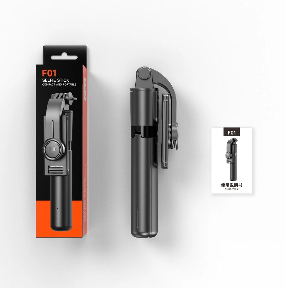 SelfieshowF01 Wireless Bluetooth Remote Tripod Selfie Stick Handheld Adjustable Stabilizer Tripod Phone Stand for iPhone Android