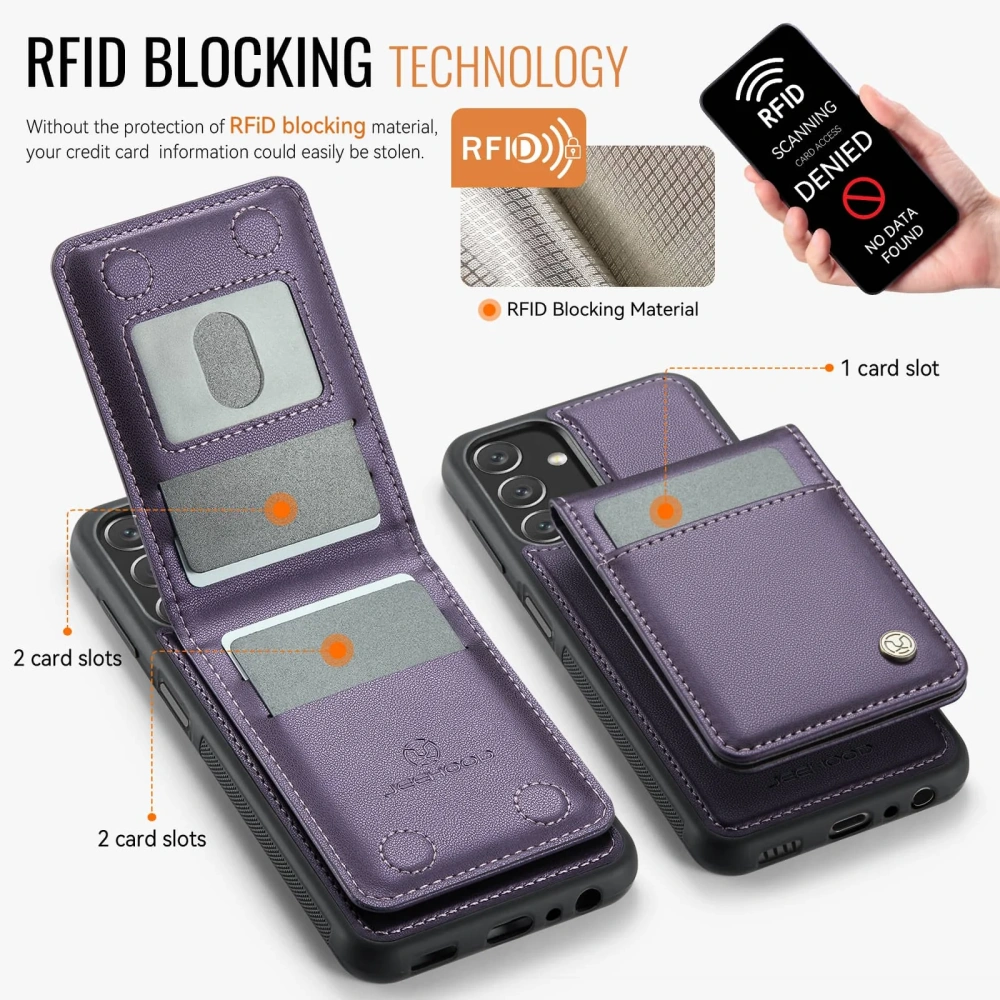 Magnetic 2 in 1 Detachable for Samsung Galaxy A13 A15 A16 A23 A25 A33 A35 A51 A52 A54 A55 A36 A56 Wallet Case with Card Holder