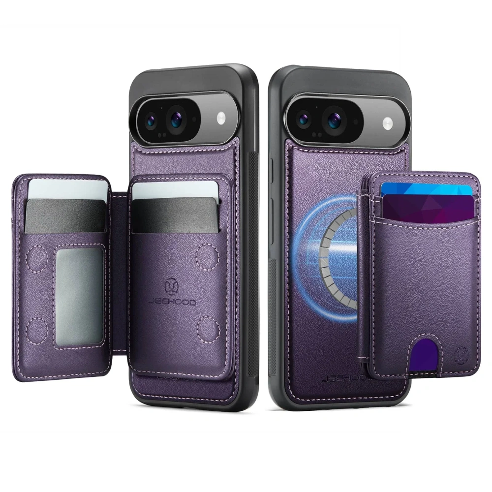 For Google Pixel 10 9 Pro XL 9A 10 9 Case Wallet with Magnetic, RFID Blocking Card Holder 2 in 1 Detachable Kickstand Shockproof