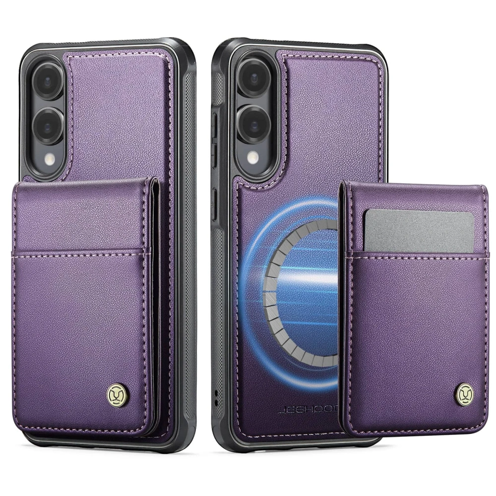 Magnetic 2 in 1 Detachable for Samsung Galaxy S25 Edge S25 FE S24 S23 S22 S21 S20 Ultra Wallet Case with Card Holder Kickstand
