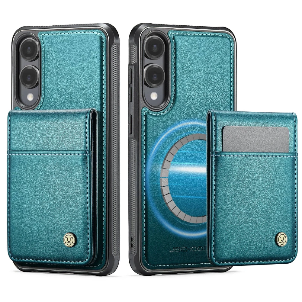 Magnetic 2 in 1 Detachable for Samsung Galaxy S25 Edge S25 FE S24 S23 S22 S21 S20 Ultra Wallet Case with Card Holder Kickstand