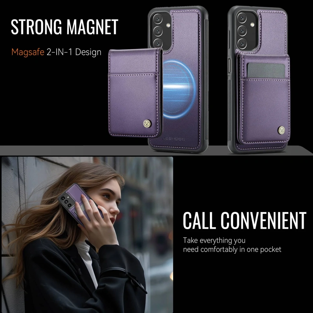 Magnetic 2 in 1 Detachable for Samsung Galaxy A13 A15 A16 A23 A25 A33 A35 A51 A52 A54 A55 A36 A56 Wallet Case with Card Holder