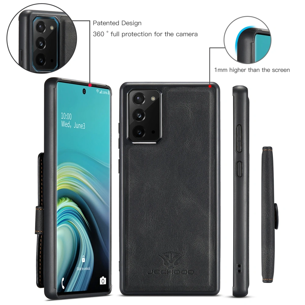 Magnetic Case For Samsung Galaxy Note 20 Ultra Note 8 9 10+ Samsung S20+ Ultra FE S21 Ultra Leather Wallet Card Solt Bag Case