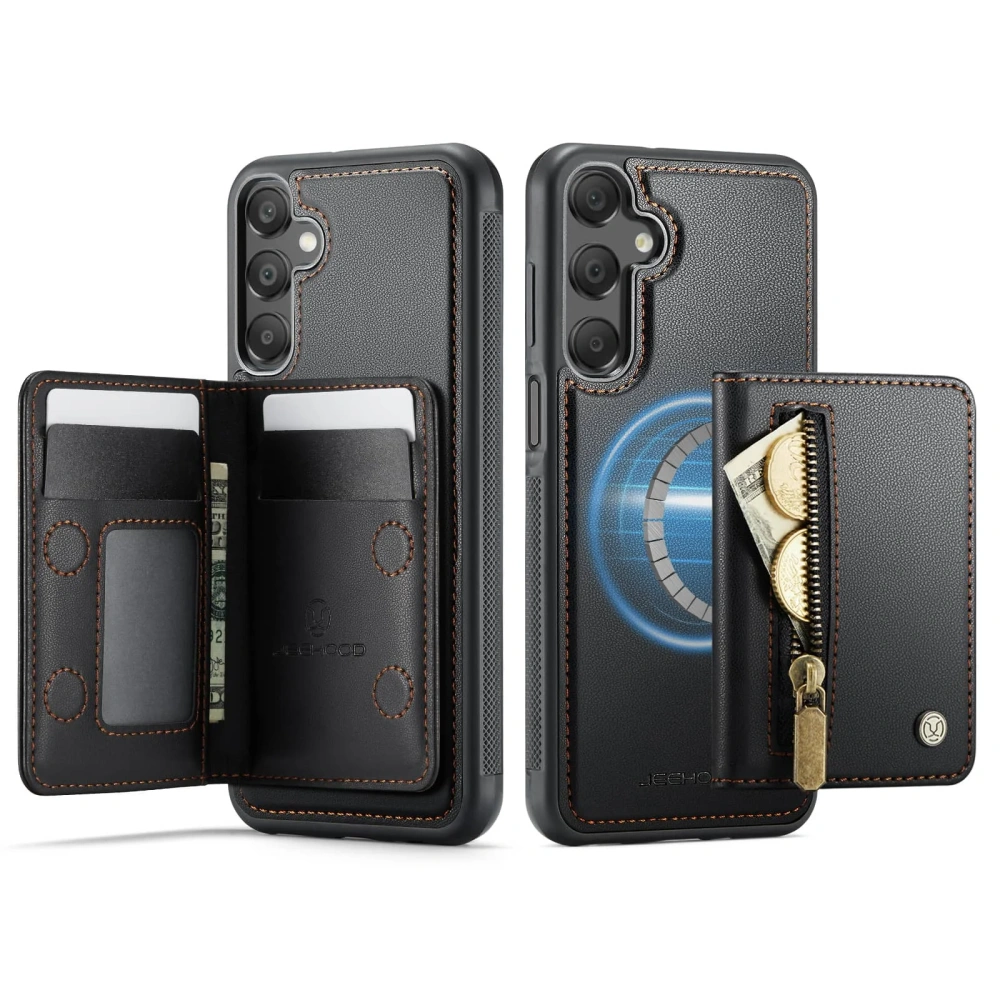 Case for Samsung Galaxy A56 A55 A53 A52 A36 A35 A26 A25 A17 A16 A15 Wallet Case, Detachable Magnetic RFID Blocking Card Holder