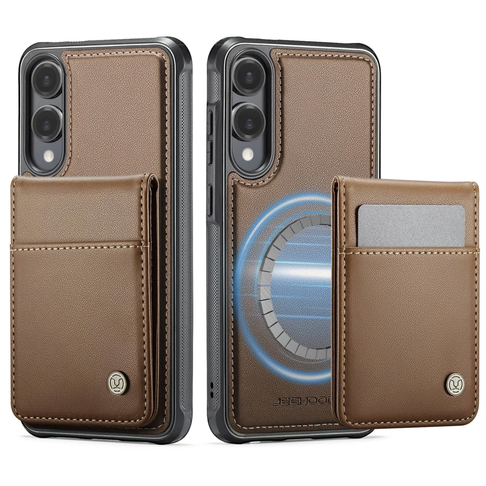 Magnetic 2 in 1 Detachable for Samsung Galaxy S25 Edge S25 FE S24 S23 S22 S21 S20 Ultra Wallet Case with Card Holder Kickstand