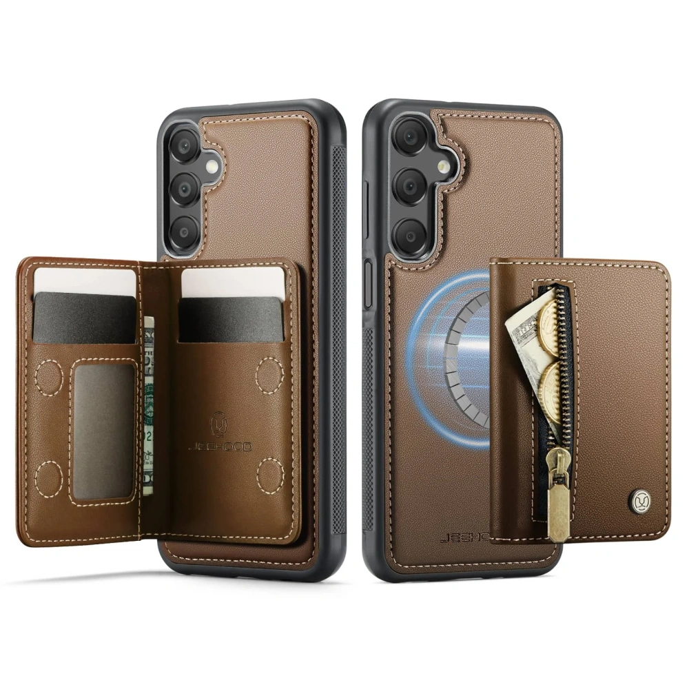 Case for Samsung Galaxy A56 A55 A53 A52 A36 A35 A26 A25 A17 A16 A15 Wallet Case, Detachable Magnetic RFID Blocking Card Holder
