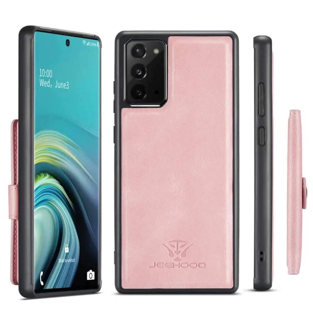 Magnetic Case For Samsung Galaxy Note 20 Ultra Note 8 9 10+ Samsung S20+ Ultra FE S21 Ultra Leather Wallet Card Solt Bag Case